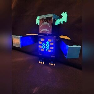 Minecraft Warden Action Figure with Lights & Sounds Tested & Works Raretoys